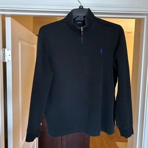 Polo Ralph Lauren Black Quarter-Zip Pullover